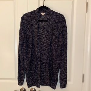 J. Crew dark grey knit cardigan